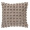 Diva At Home 18" Origami Elegance Pavilion Taupe Brown Decorative Throw Pillow - Down Filler